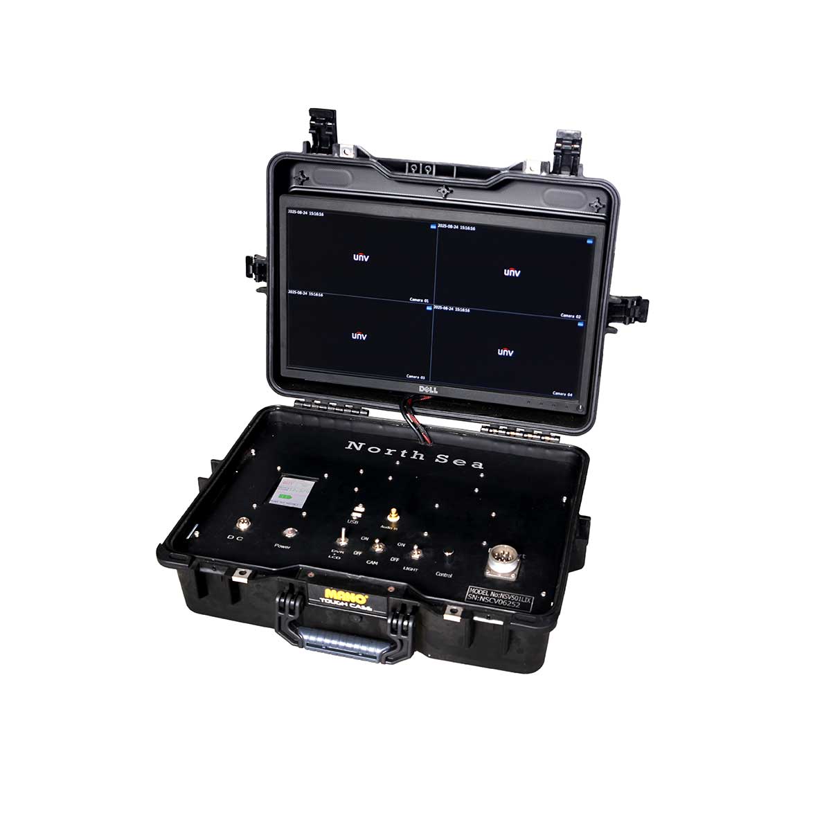 CCTV operate one diver with battery