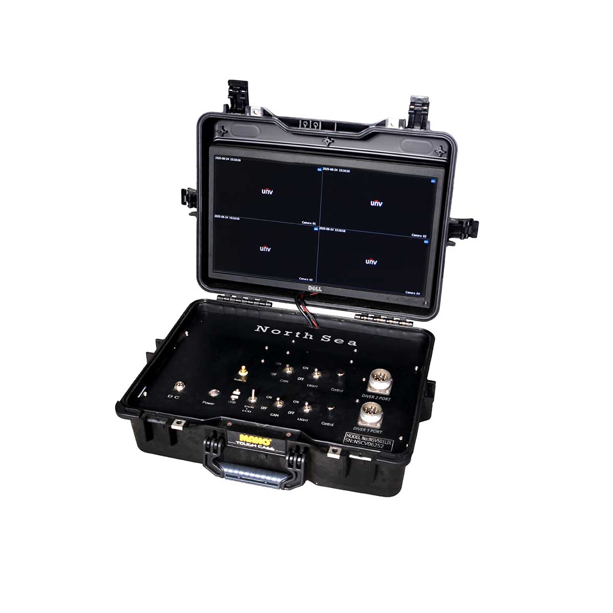 CCTV operate 2 divers without battery