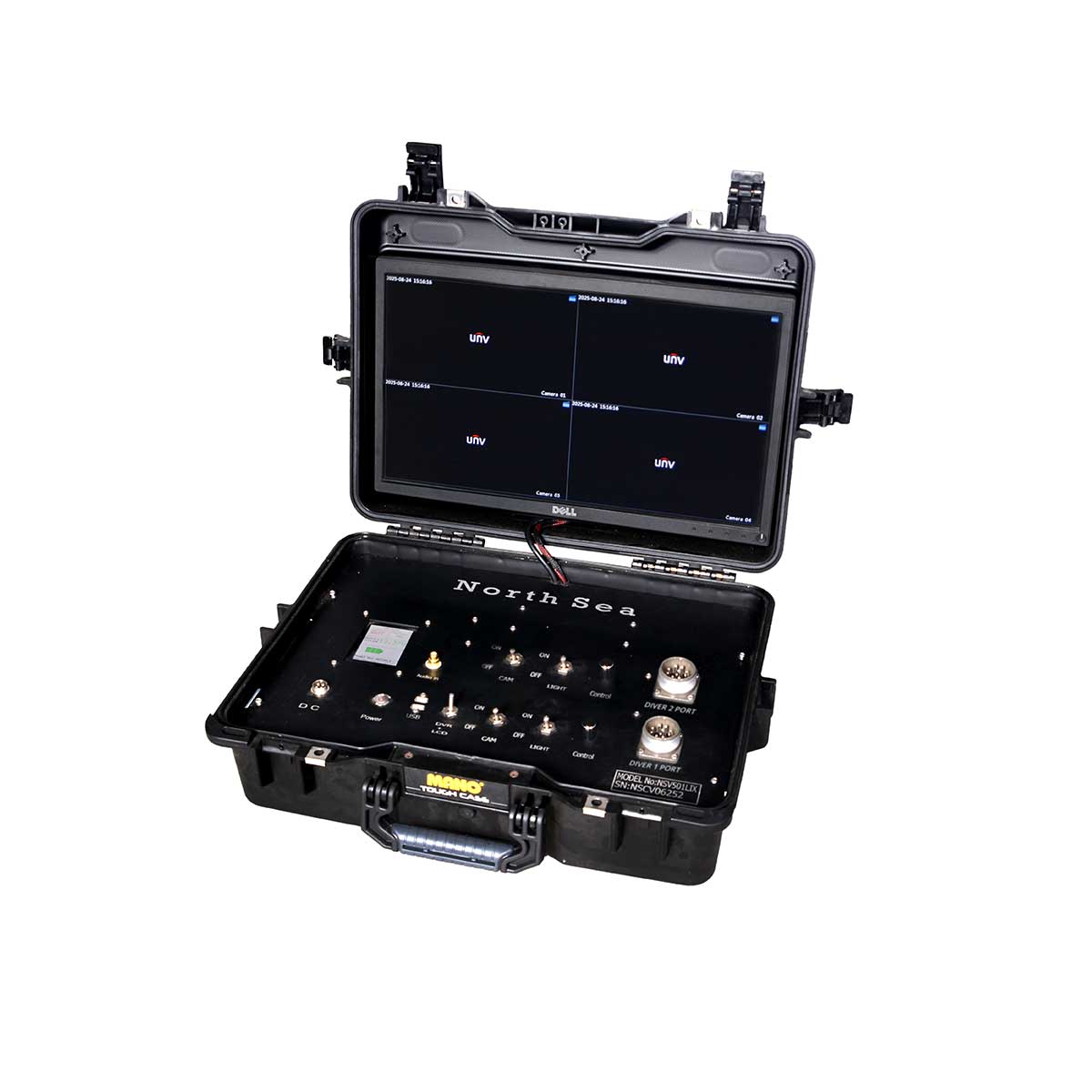 CCTV operate 2 divers with battery