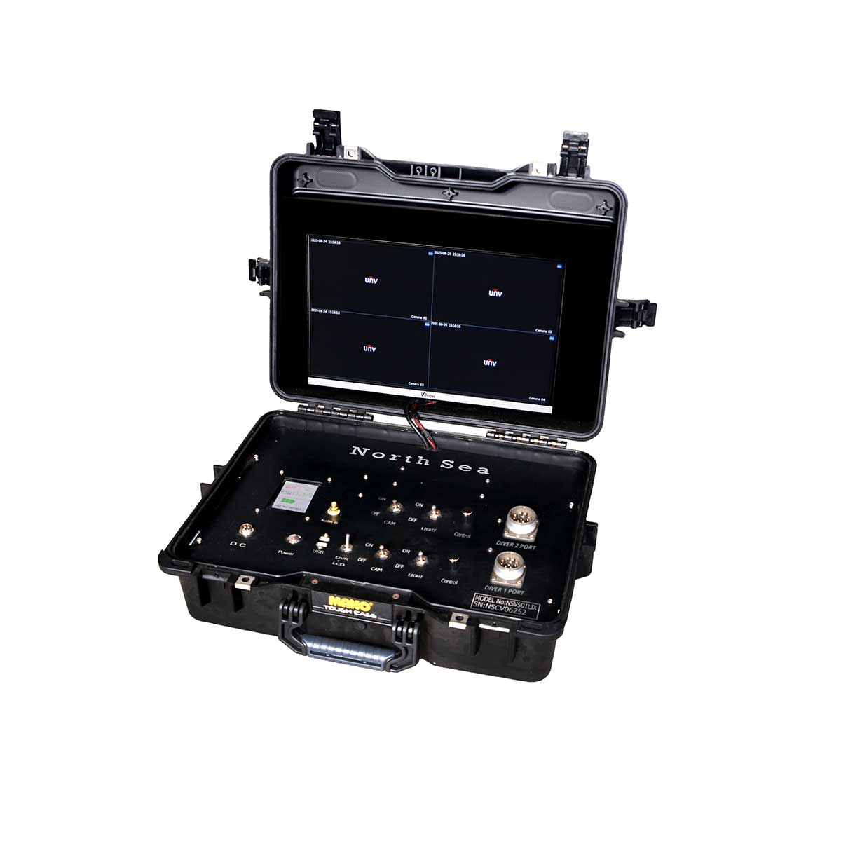 CCTV FHD operate 2 divers with battery